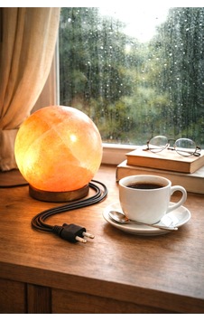 Doğal Himalaya Tuz Lambası Ortam Işığı Dekoratif Masa Lambası Turuncu Doğal Himalaya Tuz Lambası Ortam Işığı Dekoratif Masa Lambası Turuncu