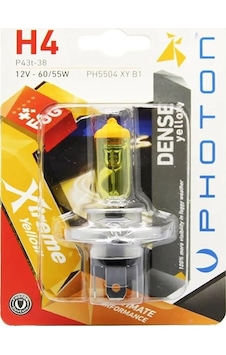 Photon H4 12v 60/55w Xtreme Yellow Tekli Blister Ampul Photon H4 12v 60/55w Xtreme Yellow Tekli Blister Ampul