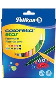 Pelikan Keçeli Boya Kalemi 12 Renk Pelikan Keçeli Boya Kalemi 12 Renk