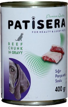 Patisera Dana Etli Konserve Yetişkin Köpek Maması 12 x 400 G