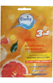 Clemy Dalyan Çamur 3In1 Nem Bombası Maskesi 32Ml