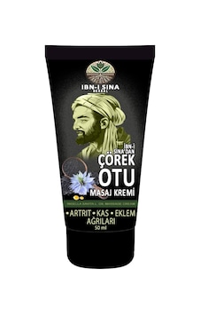 İbn-i Sina Çörek Otu Kremi 50 Ml Sırt Bel Kas Diz Kemik ina Teskin Edici Masaj Kremi İbn-i Sina Çörek Otu Kremi 50 Ml Sırt Bel Kas Diz Kemik ina Teskin Edici Masaj Kremi