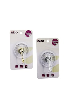 İbico İ17-015 Plastik Askı 3kg Gold Tekli Gümüş Krom Görünüm Yapışkanlı Mika Kristal Dalga Desen - 12'li Paket Diğer İbico İ17-015 Plastik Askı 3kg Gold Tekli Gümüş Krom Görünüm Yapışkanlı Mika Kristal Dalga Desen - 12'li Paket Diğer