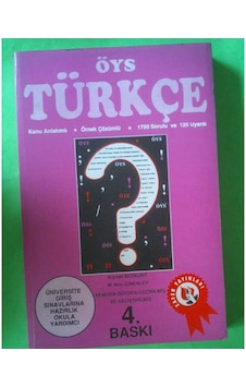 Öss-Öys Türkçe Konu Anlatım Örnek Soru-Soru 1992 Yılı Basım Öss-Öys Türkçe Konu Anlatım Örnek Soru-Soru 1992 Yılı Basım