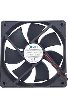 Xmer 120X120X25Mm 12V 0.45A 2 Kablolu Fan