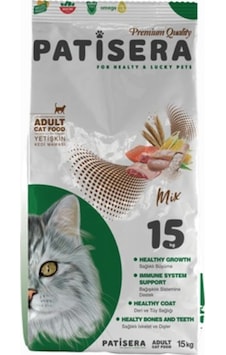 Patisera Mix Yetişkin Kedi Maması 15 KG Patisera Mix Yetişkin Kedi Maması 15 KG