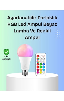Bay Rgbw Teknolojili Akıllı Led Ampul, Zamanlayıcılı Najmaddin Diğer
