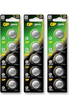 GP CR2032 3V Lityum Kartela Düğme Pil 5 x 3'lü GP CR2032 3V Lityum Kartela Düğme Pil 5 x 3'lü