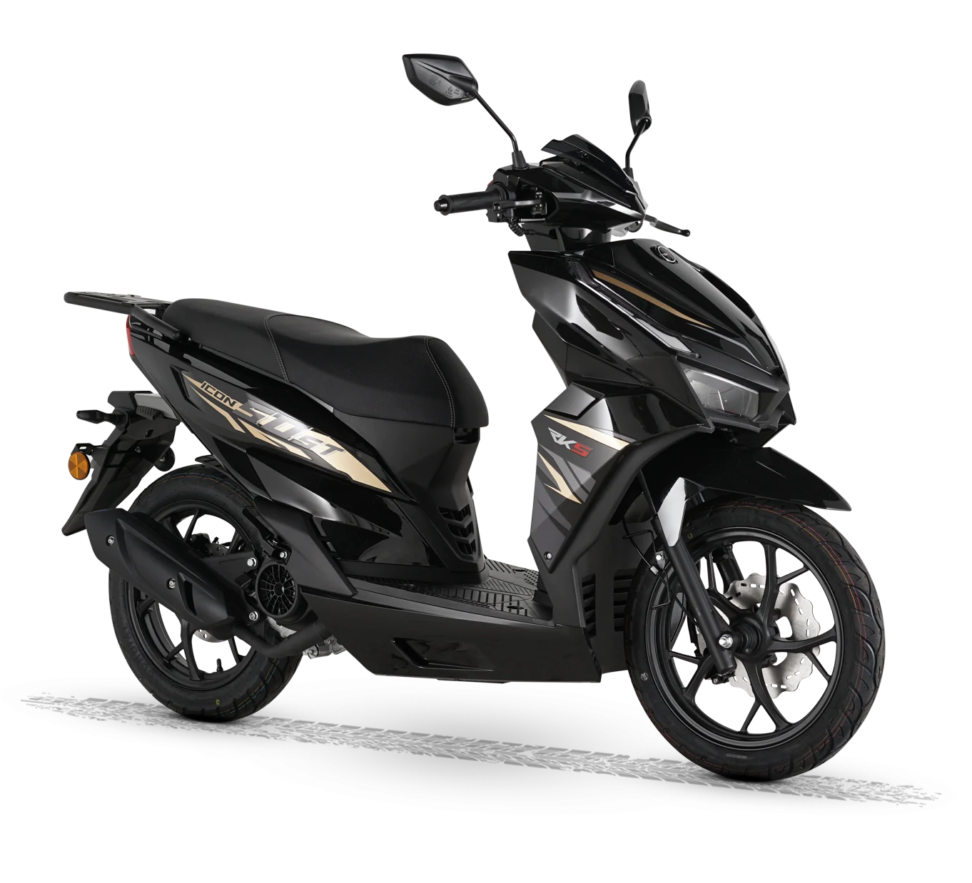 Rks İcon 50 ST Motosiklet Siyah Rks İcon 50 ST Motosiklet Siyah