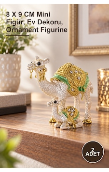 2 Adet Yavrulu Deve Dekoratif Biblo 8 X 9 Cm Mini Figür, Ev Dekoru, Ornament Figurine 2 Adet Yavrulu Deve Dekoratif Biblo 8 X 9 Cm Mini Figür, Ev Dekoru, Ornament Figurine