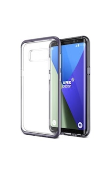 Verus Galaxy Uyumlu S8 Crystal Bumper Kılıf Orchid Gray