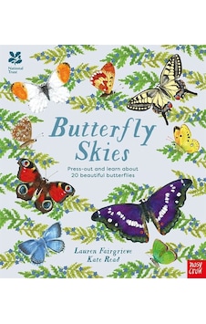 National Trust: Butterfly Skies Press Out And Learn About 20 Beau