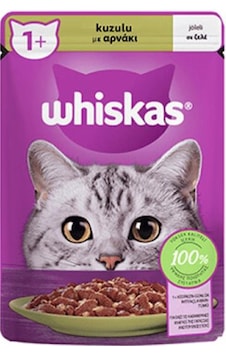 Whiskas Pouch Jöle İçinde Kuzulu Yetişkin Kedi Konservesi 85 Gr 24 Adet Whiskas Pouch Jöle İçinde Kuzulu Yetişkin Kedi Konservesi 85 Gr 24 Adet