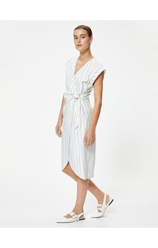 Koton Dresses-siyah Çizgili Koton Dresses-siyah Çizgili
