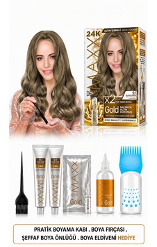 Maxx Deluxe Golden Beauty Set Saç Boyası 9.1 Elmas Sarısı 2li + Fırça+pratik Boya Kabı Maxx Deluxe Golden Beauty Set Saç Boyası 9.1 Elmas Sarısı 2li + Fırça+pratik Boya Kabı