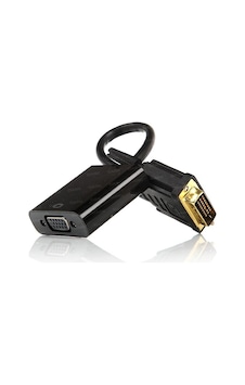 Dark DVI-D - VGA Aktif Dönüştürücü Kablo DVI-D Erkek - VGA Dişi