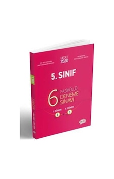 5.Sınıf 6 Fasikül Deneme - Editör Yayınevi