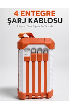 Yüksek Kapasiteli 60000 Mah Güç Bankası 22.5w Hızlı Şarj Type-c Usb Çıkışlı Dahili Kablolu Dijital Gösterge Çok Renkli Yüksek Kapasiteli 60000 Mah Güç Bankası 22.5w Hızlı Şarj Type-c Usb Çıkışlı Dahili Kablolu Dijital Gösterge Çok Renkli