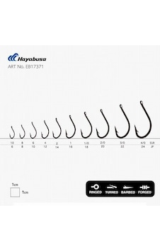 Hayabusa Hmrs 173 Delikli Dövme Olta İğnesi 15li Paket Black Nikel Standart - 1-0 Hayabusa Hmrs 173 Delikli Dövme Olta İğnesi 15li Paket Black Nikel Standart - 1-0