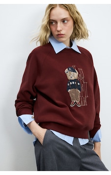 Lufian Dıamond Kadın Örme Sweatshırt Bordo Bordo 122030034100740 Lufian Dıamond Kadın Örme Sweatshırt Bordo Bordo 122030034100740