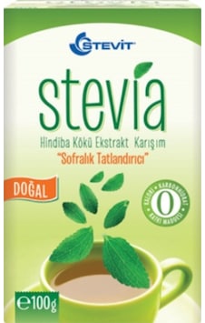 Stevit Stevia Hindiba Kökü Ekstrakt Karışım Tatlandırıcı Toz 3 x 100 G Stevit Stevia Hindiba Kökü Ekstrakt Karışım Tatlandırıcı Toz 3 x 100 G