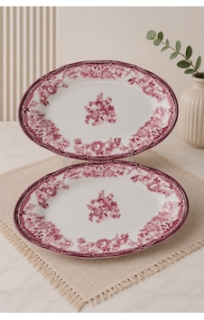 Porser Porselen Velour Maroon Fulya Kayık Tabak Seti 26cm 2 Parça Çok Renkli Porser Porselen Velour Maroon Fulya Kayık Tabak Seti 26cm 2 Parça Çok Renkli