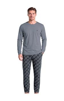 Pierre Cardin 6149 Erkek Uzun Kollu Bisiklet Yaka Pijama Takımı -gri Pierre Cardin 6149 Erkek Uzun Kollu Bisiklet Yaka Pijama Takımı -gri