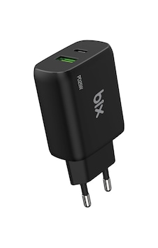 Zh-2u41t 25w Pd 3.0 Type-c & Usb-a Çift Bağlantı Noktalı Hızlı Şarj Adaptörü Siyah, Huawei, Apple iPhone Uyumlu 15/14/13/12/pro , iPad Air/pro Ve Daha Fazlası İle Uyumlu Sku: Zeusb0csg352kl