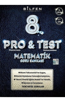 Bilfen 8. Sınıf Matematik Protest Soru Bankası Bilfen Yayıncılık Bilfen 8. Sınıf Matematik Protest Soru Bankası Bilfen Yayıncılık