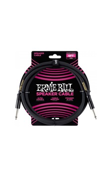 Ernie Ball P06072 6ft Siyah Düz Hoparlör Kablosu