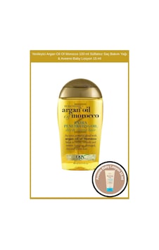 OGX Argan Oil of Morocco Yenileyici Sülfatsız Saç Bakım Yağı 100 ML + Aveeno Baby Losyon 15 ML OGX Argan Oil of Morocco Yenileyici Sülfatsız Saç Bakım Yağı 100 ML + Aveeno Baby Losyon 15 ML