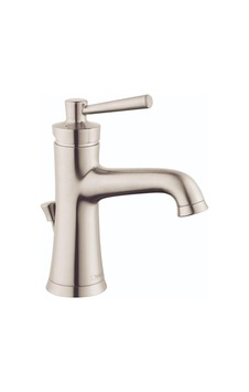 Joleena Geçişli 1 Saplı 1 8" Uzun Banyo Lavabo Bataryası Fırçalanmış Nikel, 04771820, 1.2 Gpm Açık Bej