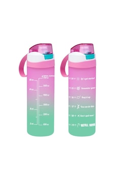 Herevin 161670-833 Motivasyon Desenli Matara 750 Ml Pembe Herevin 161670-833 Motivasyon Desenli Matara 750 Ml Pembe