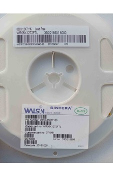 Wr06x1272ftl 12k7 603 Smd Direnç 1000 Adet Wr06x1272ftl 12k7 603 Smd Direnç 1000 Adet