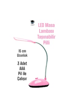 Mini Katlanabilir Led Masa Lambası Pilli Mini Katlanabilir Led Masa Lambası Pilli