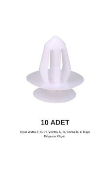 Opel Astra F, G, H, Vectra A, B, Corsa B, C Kapı Döşeme Klipsi 10 Adet Opel Astra F, G, H, Vectra A, B, Corsa B, C Kapı Döşeme Klipsi 10 Adet