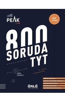 800 Soruda Tyt Soru Bankası - Ünlü Yayınları 800 Soruda Tyt Soru Bankası - Ünlü Yayınları