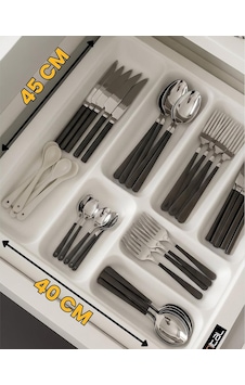 40x45 Beyaz Çekmece İçi Kaşıklık 7 Gözlü Ürünü 38 41 Cm'e Kadar Kesebilirsiniz Diğer 40x45 Beyaz Çekmece İçi Kaşıklık 7 Gözlü Ürünü 38 41 Cm'e Kadar Kesebilirsiniz Diğer
