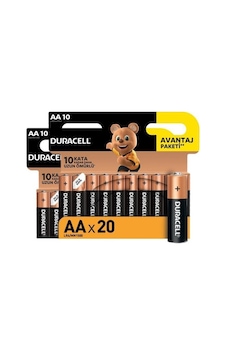 Duracell LR6/MN1500 Alkalin AA Kalem Pil  2 x 10'lu