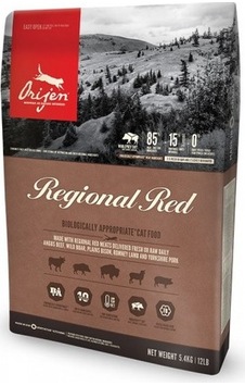 Orijen Regional Red Kırmızı Etli Tahılsız Yetişkin Kedi Maması 5400 G Orijen Regional Red Kırmızı Etli Tahılsız Yetişkin Kedi Maması 5400 G