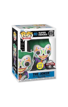 Funko Pop Joker Dia De Los Dc Gw Pop Figure, Multicolor