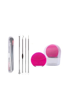 Lına Mini 2 Pearlpink Cilt Temizleme Cihazı + 4lü Set Komedon Lına Mini 2 Pearlpink Cilt Temizleme Cihazı + 4lü Set Komedon