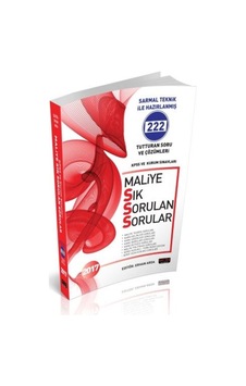 KPSS A Grubu ve Kurum Sınavları Maliye Sık Sorulan Sorular - Savaş Yayınevi