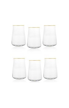 Schafer Alex Meşrubat Bardağı 400 Ml 6 Parça-altın Gold Schafer Alex Meşrubat Bardağı 400 Ml 6 Parça-altın Gold