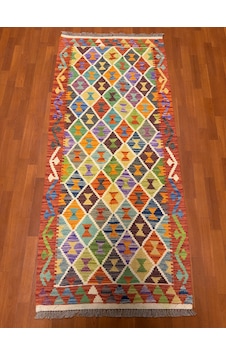 El Dokuma Afgan Kilim Açık Krem - Kahve El Dokuma Afgan Kilim Açık Krem - Kahve