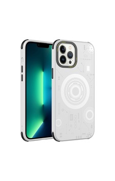 Apple Uyumlu iPhone 12 Pro Kılıf Zore Wireless Şarj Özellikli Desenli Hot Kapak-beyaz Apple Uyumlu iPhone 12 Pro Kılıf Zore Wireless Şarj Özellikli Desenli Hot Kapak-beyaz
