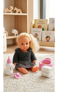 Asel 35 Cm Altını Islatan Ve Konuşan Et Bebek