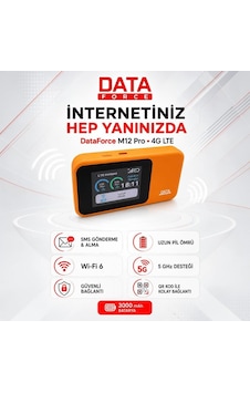 Data Force M12-pro 4g Lte Sim Destekli Wifi 6 Taşınabilir Modem Data Force M12-pro 4g Lte Sim Destekli Wifi 6 Taşınabilir Modem
