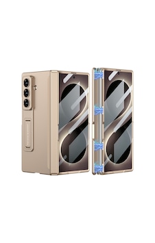 Samsung Galaxy Uyumlu Z Fold 8 Ultra Kılıf M-magnet Standlı Case Gold Samsung Galaxy Uyumlu Z Fold 8 Ultra Kılıf M-magnet Standlı Case Gold