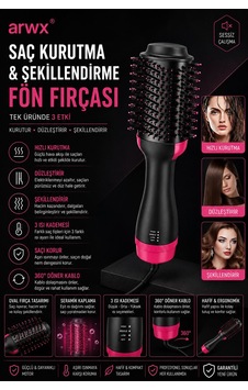 Saç Şekillendirici Ve Saç Düzleştirici Fön Tarağı Kurutma Makinesi Özel Seri Premium